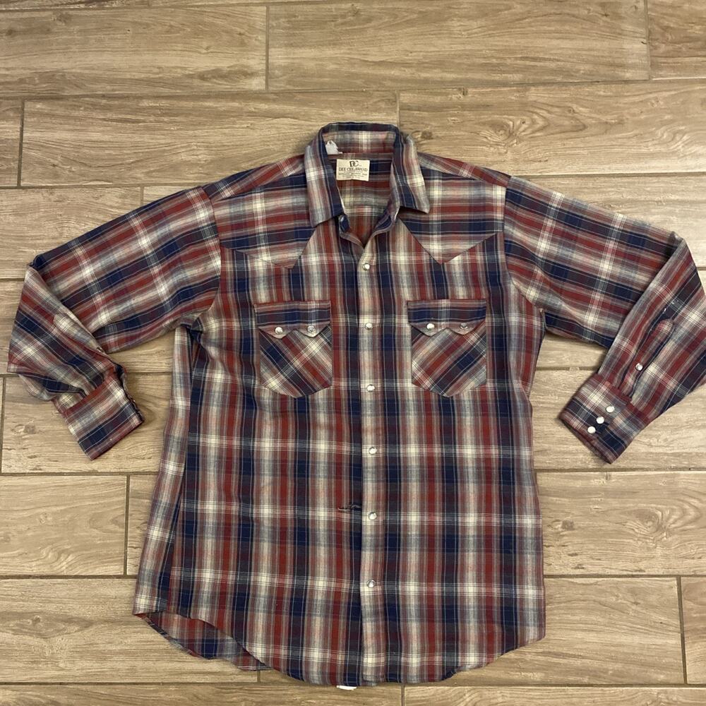 True Vintage Washington Dee Cee Western Long Sleeve Shirt Men Size XL